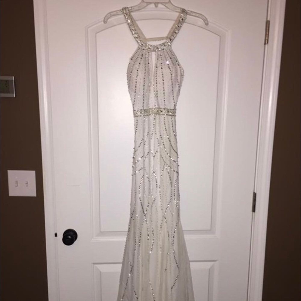 White pageant/prom dress